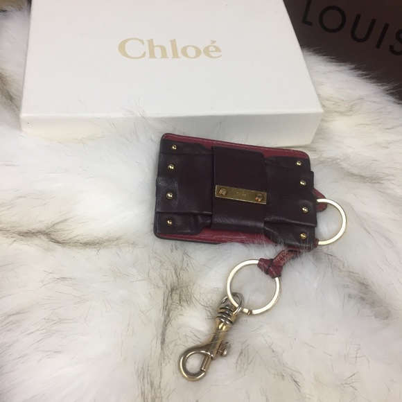 Chloe Accessories - CHLOÉ big bow keychain & ID holder